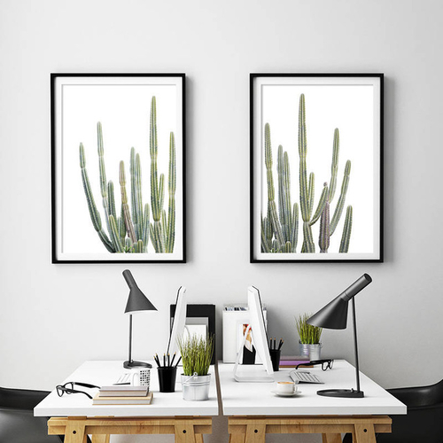 Desert Cactus Prints Art Wall Decor , Succulents