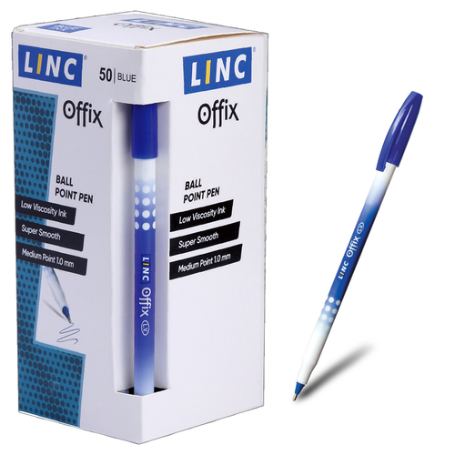 Linc Offix Ball Point Pens. Blue