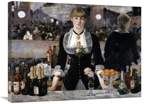 Global Gallery GCS-282380-30-142 30 in. Bar at the Folies-Bergeres Art