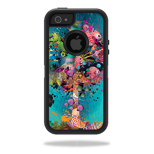 MightySkins OTDIP5-Surf Palm Skin for Otterbox Defender iPhone 5, 