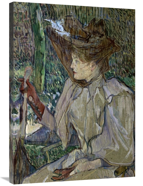 Global Gallery GCS-278199-36-142 36 in. Woman with Gloves Art Print - 