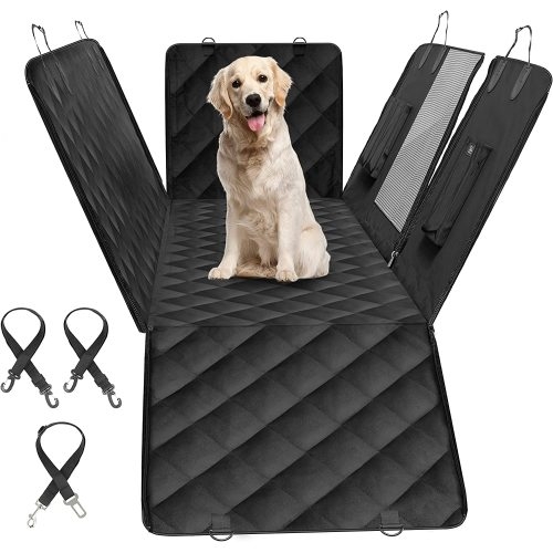 Simple Deluxe Dog Car Seat Cover for Back Seat US warehouse