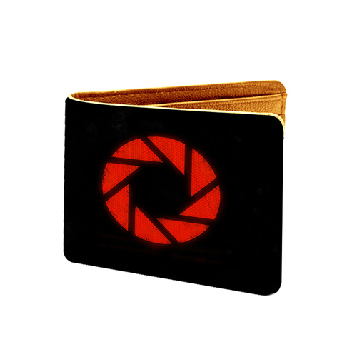 Red Circle  Design Black Canvas, Artificial