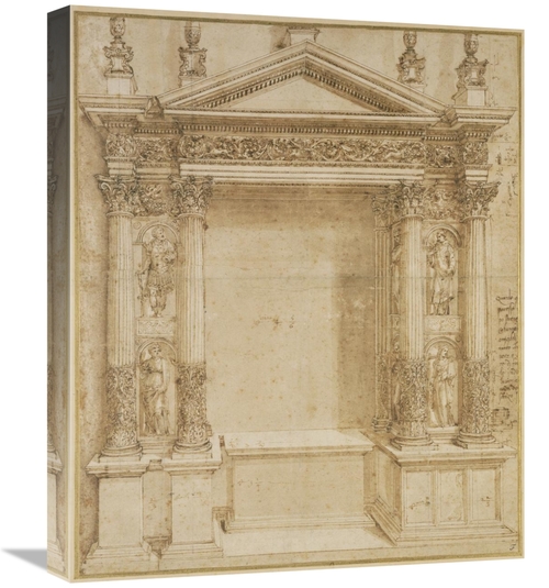 Global Gallery GCS-453954-22-142 22 in. Design for an Altar, CA. 1