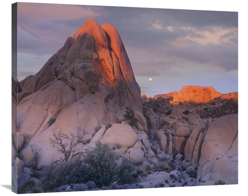 Global Gallery GCS-396426-36-142 36 in. Moon Over Rocks, Joshua Tr