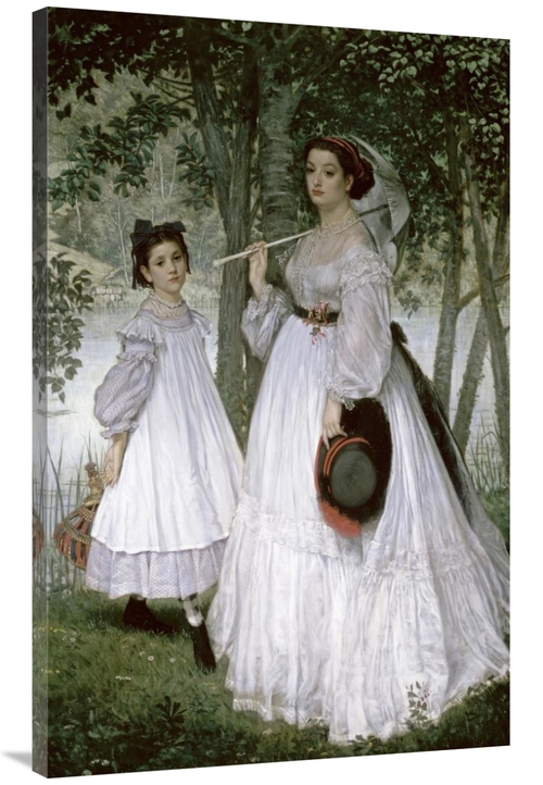 Global Gallery GCS-282922-44-142 44 in. Portrait in a Park Art Print -