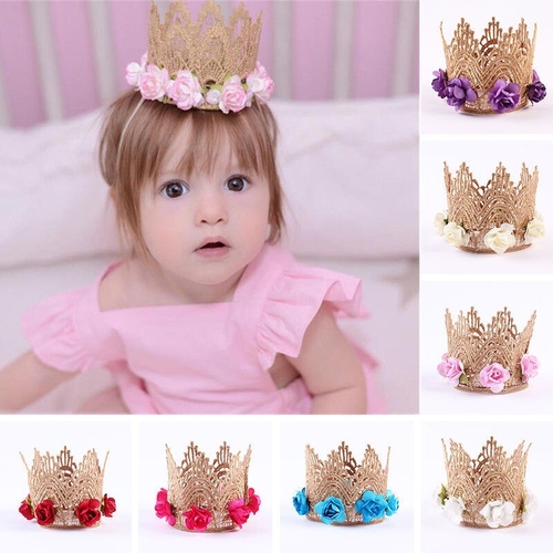 2018 New Toddler Baby Girls Crown Headband Babies