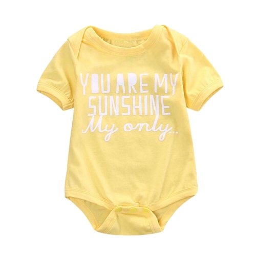 Toddler Baby Gilrs Rompers Letter Print Summer