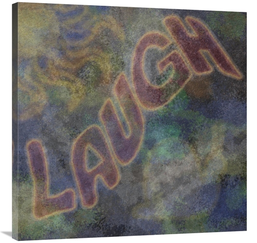 Global Gallery GCS-382217-3636-142 36 x 36 in. Graffiti - Laugh Art Pr