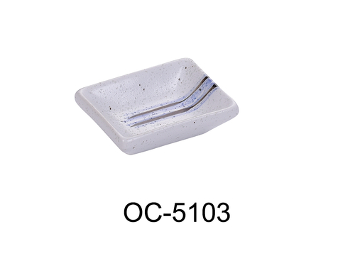 Yanco OC-5103 Ocean 3" X 2 1/4" RECTANGULAR SAUCE DISH 1 OZ