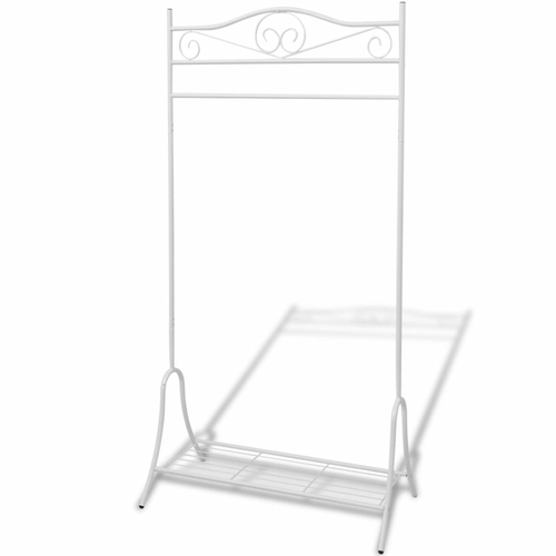 Clothing Rack White Steel