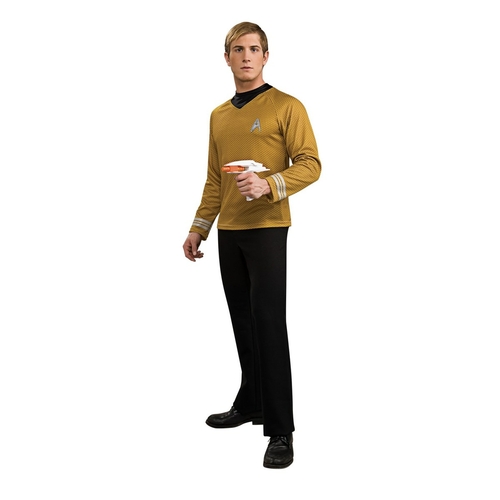 Rubies Costumes 284340 Halloween Star Trek Mens Deluxe Captain Kirk Co