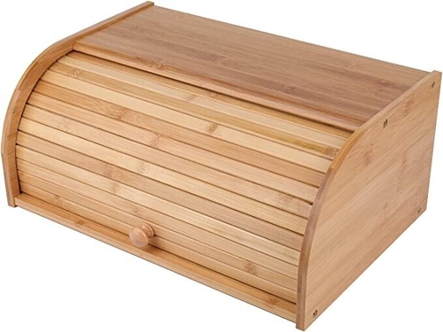 Wood Bread Storage 