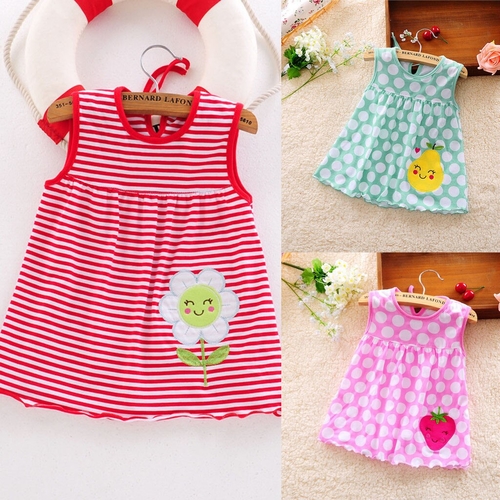 Cute Toddler Baby Girls Dress Summer Clothing