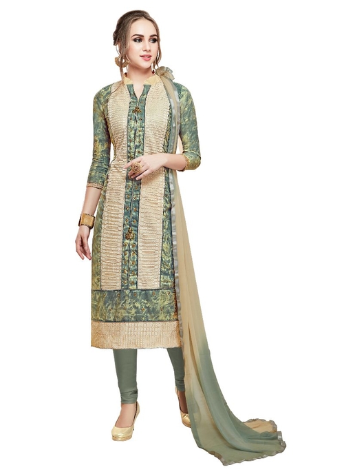 Generic Women's Cotton Salwar Material (Multi,