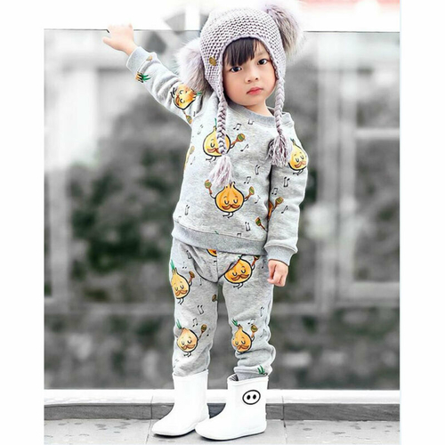 Pudcoco Autumn Toddler Baby girl Boy Kids Casual