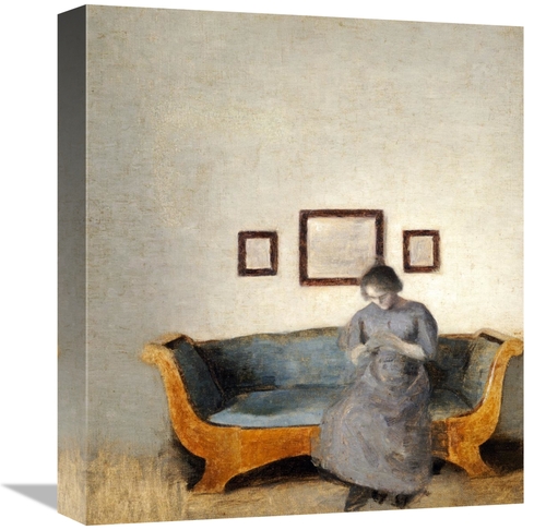 Global Gallery GCS-266485-16-142 16 in. Ida Hammershoi Sitting on a So