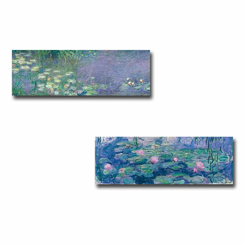 Artistic Home Gallery 1236AM930SAG Morning I & Waterlilies by Claude M
