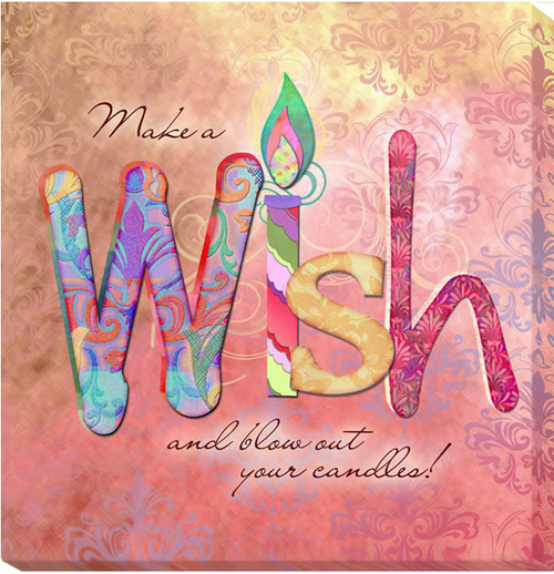 Artistic Home Gallery 1212706G Wish by Connie Haley Premium Gallery-Wr