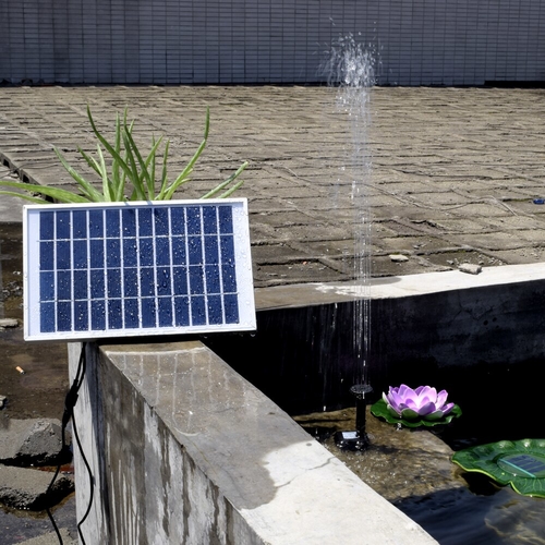 380L/H 5W Solar Water Pump Power Panel Kit