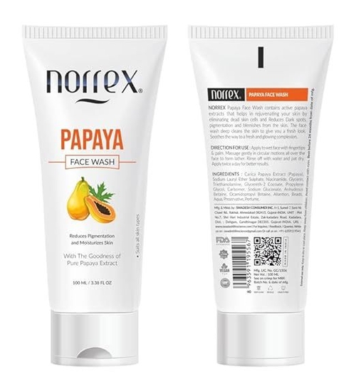 Papaya Face Wash - 100ml | Natural Papaya Extracts for Deep Cleansing