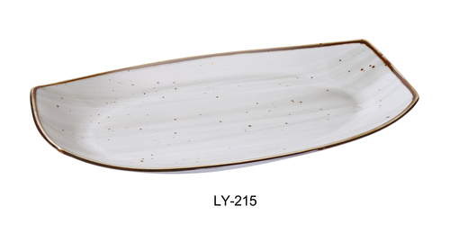 Yanco LY-215 Lyon Collection 15" Rectangular Plate