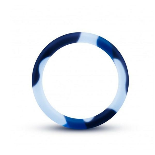 Performance Silicone Camo Cock Ring Blue Camouflage