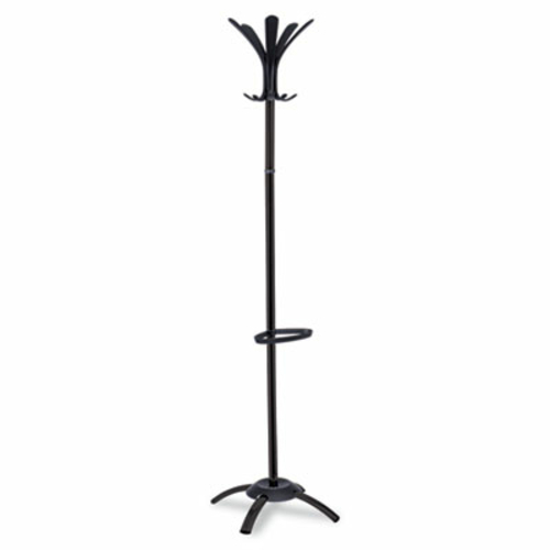Alba PMCLEON CLEO Coat Stand  Black  Metal and Plastic  Stand Alone Ra