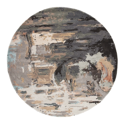 Jaipur Living RUG142755 Luella Handmade Abstract Round Area Rug, G