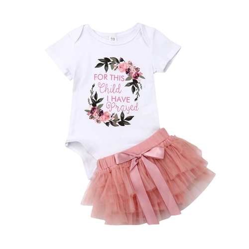 Summer Newborn Infant Baby Girls Floral