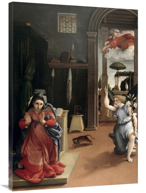 Global Gallery GCS-278263-40-142 40 in. Annunciation Art Print - Loren