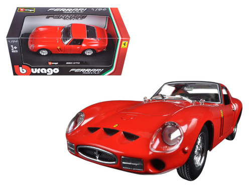 Ferrari 250 GTO Red 1/24 Diecast Model Car by Bburago