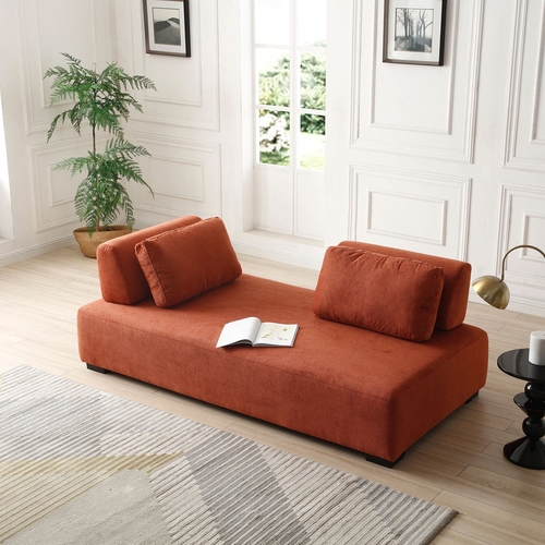 One-Piece Morden Sofa Counch 3-Seater Minimalist Sofa for Living Room