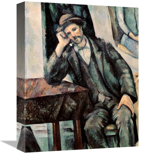 Global Gallery GCS-277054-16-142 16 in. Man Smoking a Pipe Art Print -
