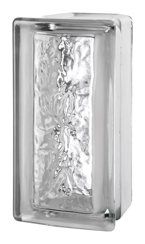 Seves 5002860 8 x 4 x 4 in. Cortina all Bend Glass Block - Pack of 6