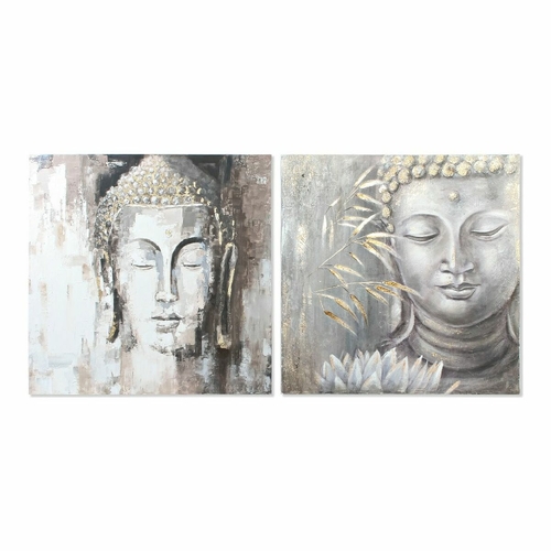 Painting DKD Home Decor CU-179192 100 x 3,8 x 100 cm Buddha Oriental