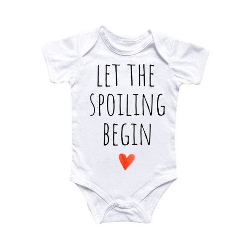 Main Spoiled Spoil Heart - Baby Boy Girl Clothes Infant Bodysuit Funny Cute image