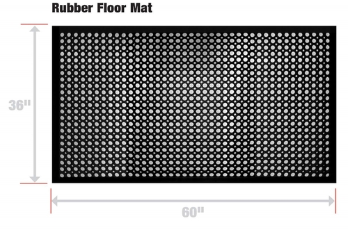 Shepherd Hardware 8105E 36 x 60 in. Rubber Indoor & Outdoor Entry Mat 