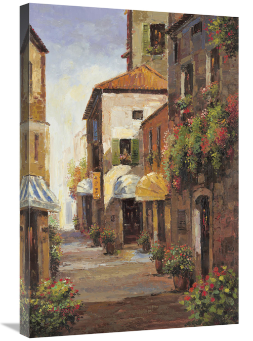 Global Gallery GCS-131032-2030-142 20 x 30 in. Flowered Alleyway Art P