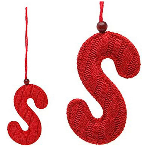 Christmas bauble Red Textile