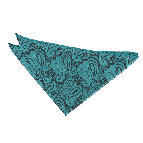 Paisley Handkerchief - Teal