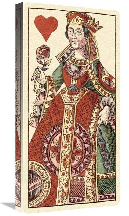 Global Gallery GCS-455061-1224-142 12 x 24 in. Queen of Hearts - Bauer