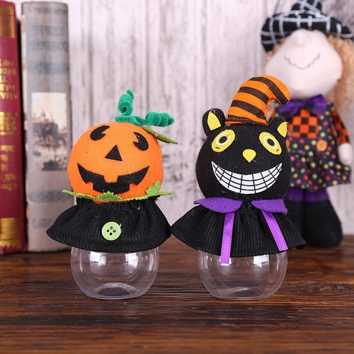 Halloween Gift Candy Jar For Child Transparent