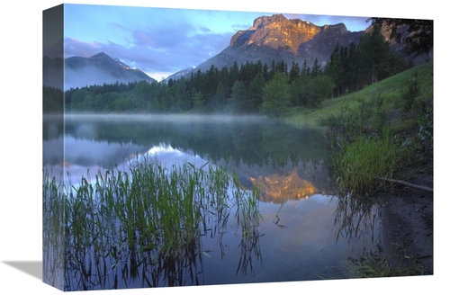 Global Gallery GCS-397056-1216-142 12 x 16 in. Morning Light on Mt Kid