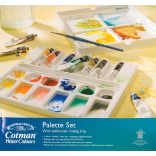 Winsor & Newton 0390646 Cotman Watercolor Palette 10-Color Set