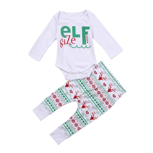 Baby Xmas Clothes Newborn Baby Girl Boy Bodysuit