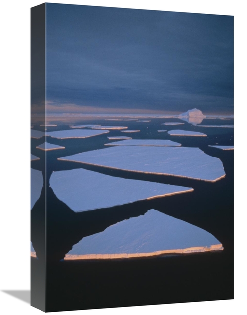 Global Gallery GCS-451223-1218-142 12 x 18 in. Broken Fast Ice Under M