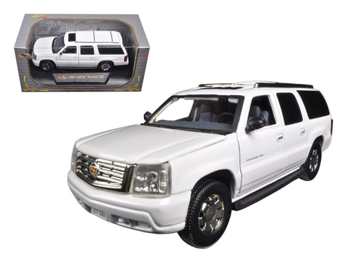 2004 Cadillac Escalade ESV Pearl White 1/32 Diecast Car Model by