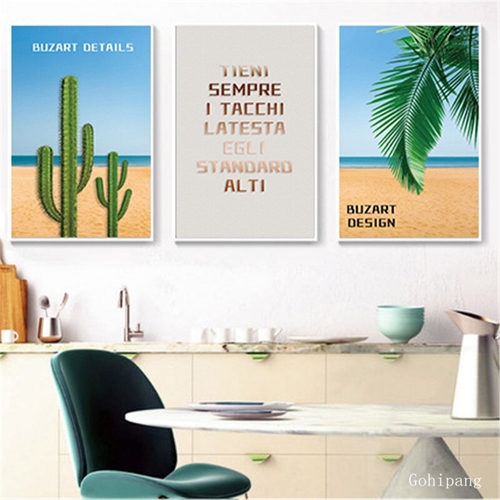 Nordic Canvas Print Seaside Landscape Nordic Wall