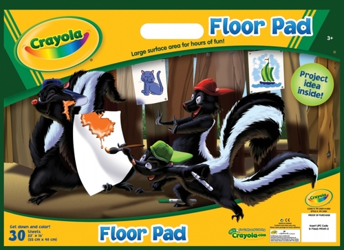 Crayola 99-3401 Crayola Giant Floor Pad 22"X16